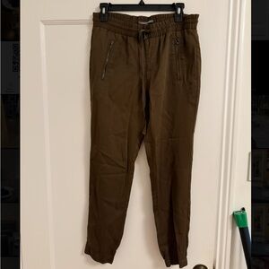 Michael Stars army green joggers size small